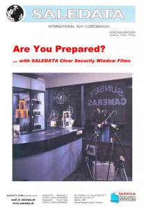 SecurityStar / Sicherheitsfolie 200 Micron klar - Premium