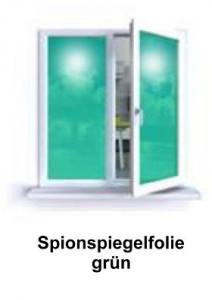 Spion-Spiegelfolie - Grün - Innen - Premium