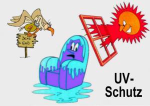 UV-Star / UV-Sonnenschutzfolie, UVA  / UVB, GELB, Premium